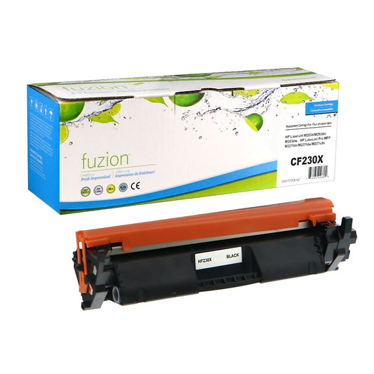 Cartouche de toner compatible HP 30X (CF230X) Fuzion - Rendement élevé - Noir