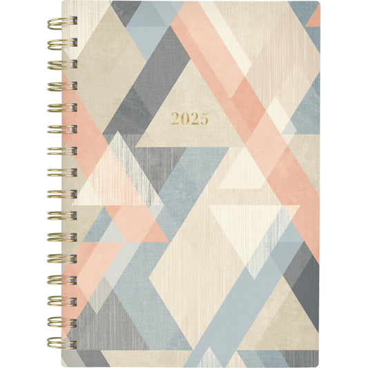 Cambridge 2025 Triad Weekly/Monthly Planner - 8-1/2" H x 5-1/2" W - Multicolour - Bilingual