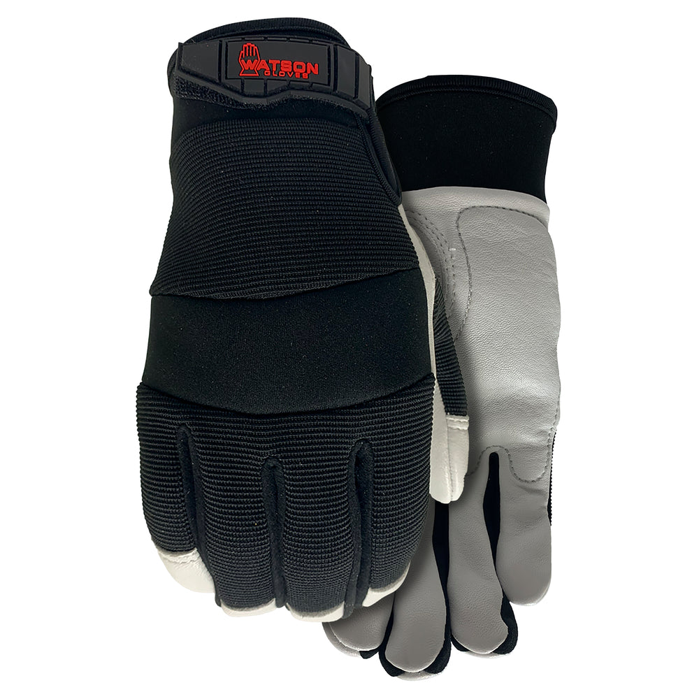 Work Armour Knock Out Gloves - Large - Black/Grey