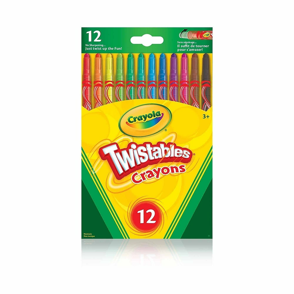 Crayons torsadés Crayola, paquet de 12