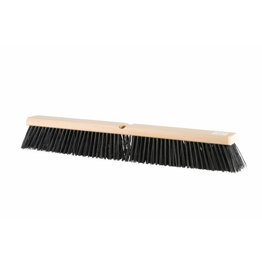 Globe Commercial Push Broom Head - Rough Bristles - 24"