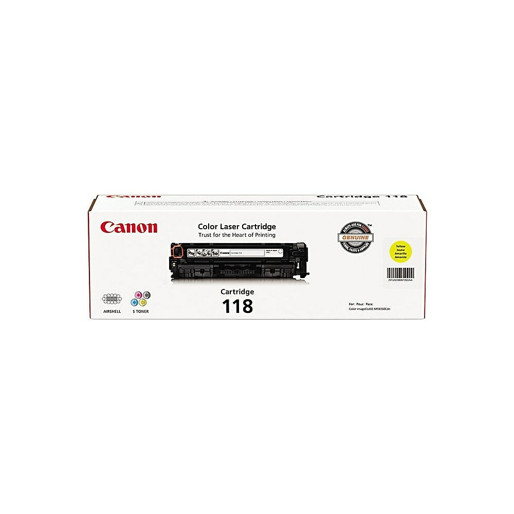 Canon 118 High-Yield Yellow Toner Cartridge