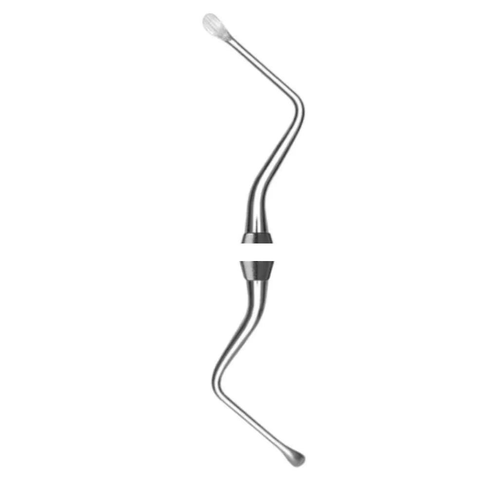 87 Lucas Surgical Curette 3.5 mm, Large Double-Ended Spoon for Molar Socket and Cyst Debridement