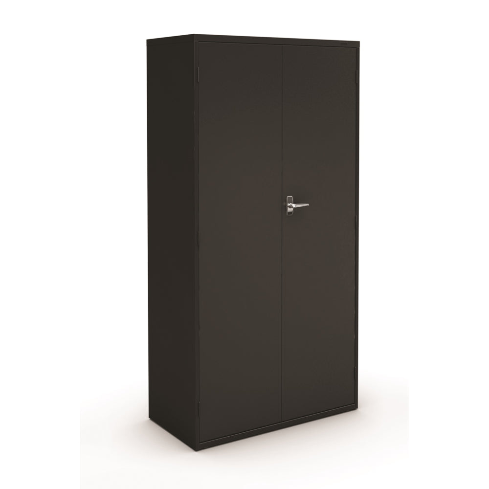 Armoire de rangement métallique Global Fileworks série 9300 à 2 portes - 72 po H - Noir