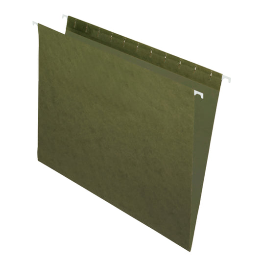 Oxford Green Hanging File Folders - Letter Size - 25 Pack
