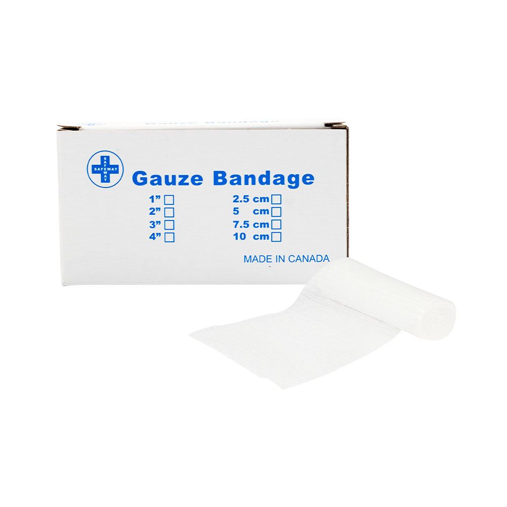 Rouleaux de pansements en gaze Wasip - 7,5 cm x 4,5 m - 1 paquet