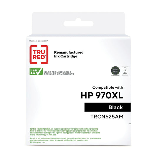 TRU RED CN625AM HP 970XL Remanufactured Ink Cartridge - High Yield - Black
