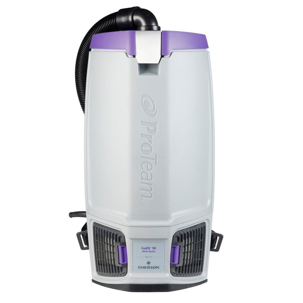 Aspirateur à dos ProTeam GoFit 10 avec trousse d'outils pour surfaces dures et tapis ProBlade - 10 Qt.