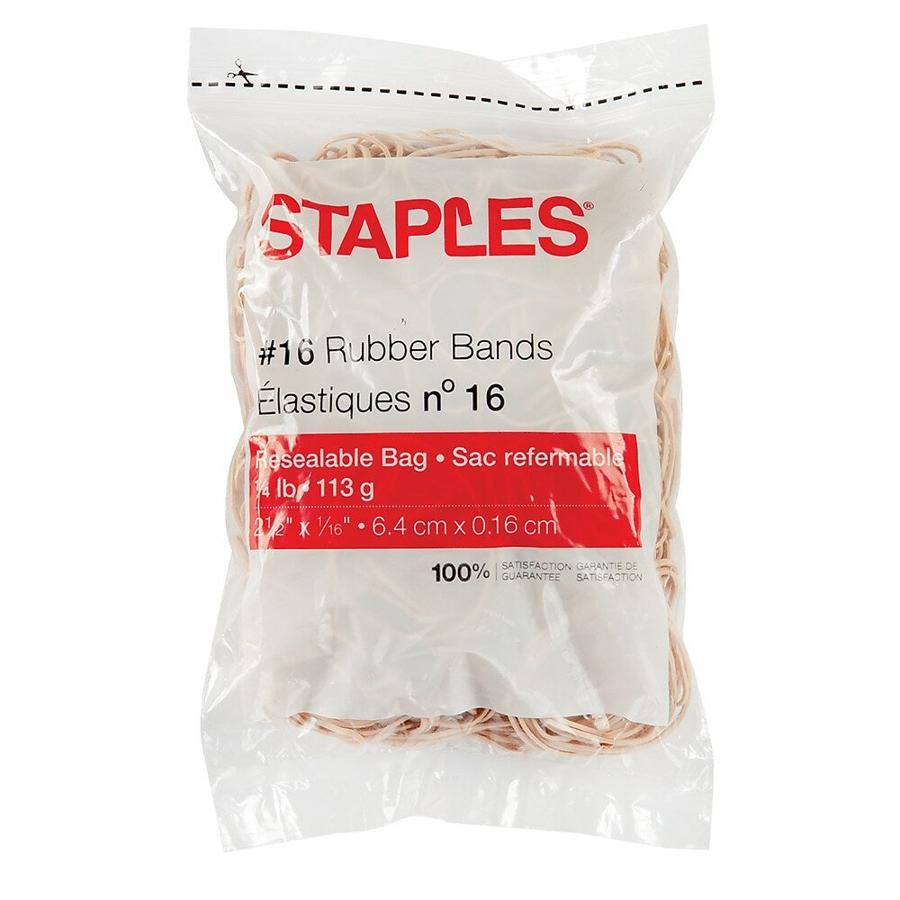Élastiques économiques Staples - Taille n° 16