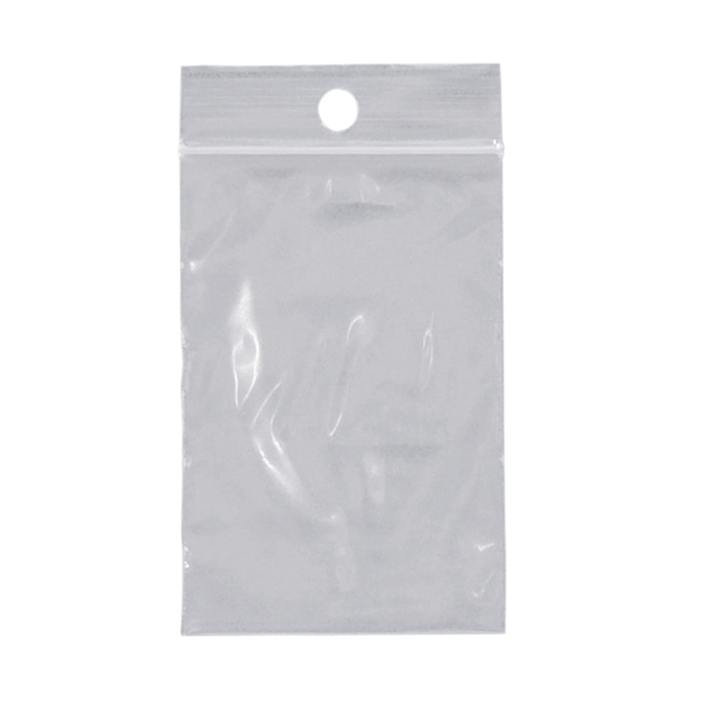 Sachet refermable en polyéthylène SPC avec trou de suspension – 4 mil – 13" x 18" – Paquet de 500