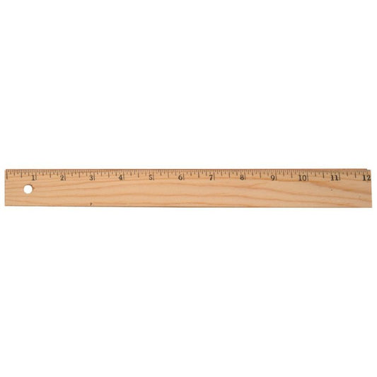 Westcott Wooden Ruler 12"/30cm