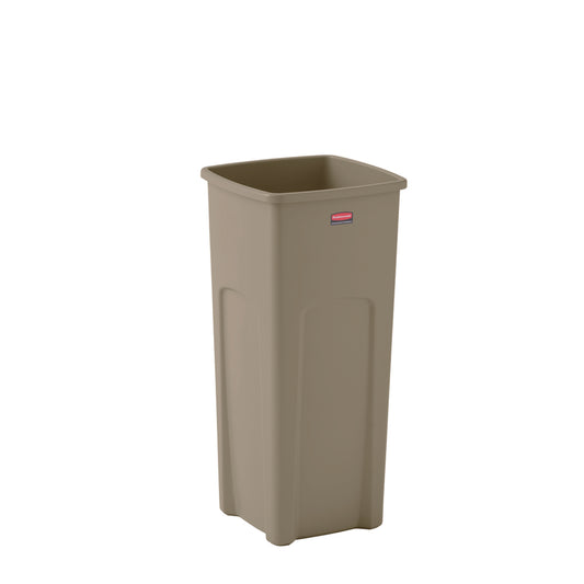 Rubbermaid Untouchable Waste - Beige - 87 1/10L - 16.5" L x 15.5" W x 30.9" H