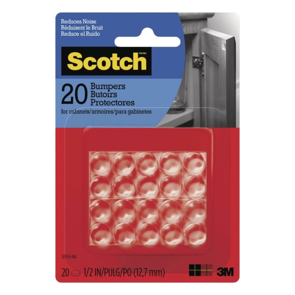 Scotch Self-Stick Rubber Bumpers, Pack of 20
