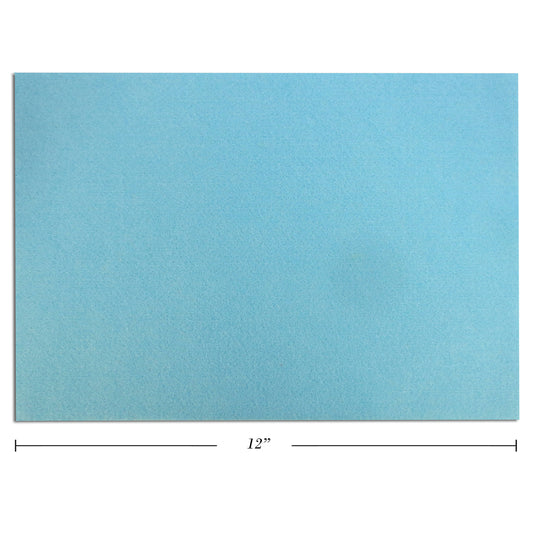 Selectum Felt Sheets - 9"W x 12"L - Light Blue - 10 Pack