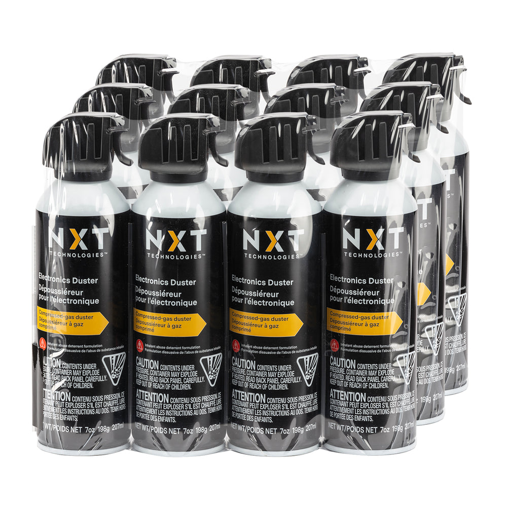 Dépoussiéreur électronique NXT Technologies à air comprimé - 7 oz - Paquet de 12