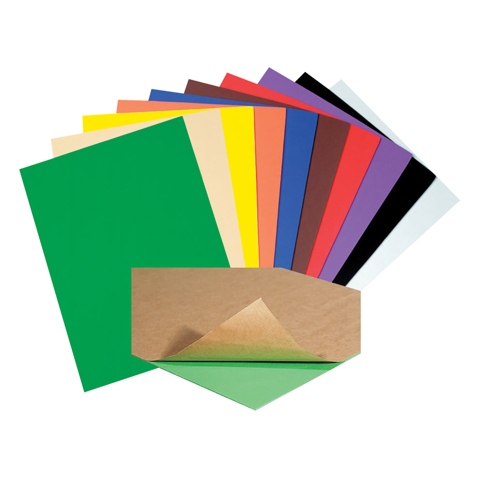 Creativity Street WonderFoam Peel and Stick Sheets, Assorted Colors, 22.9cm x 30.5cm, 20/pkg.
