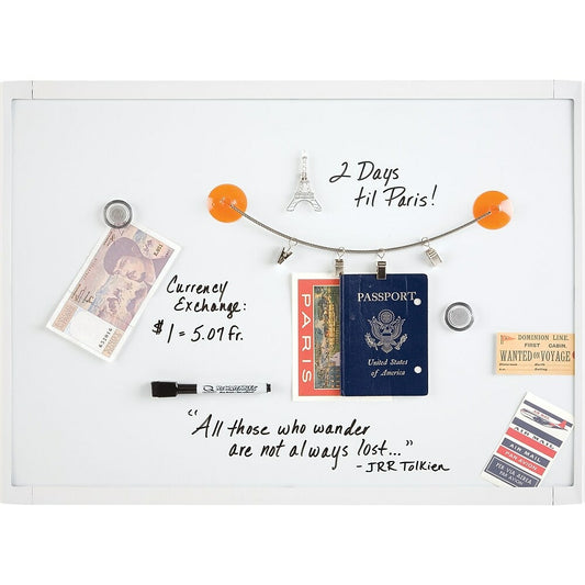 Quartet Magnetic Dry-Erase Board, 17" x 23", White