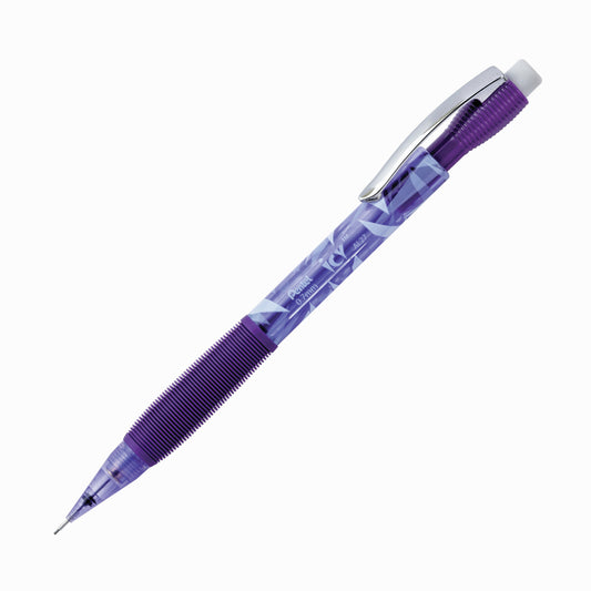 Pentel Icy Mechanical Pencil With Pocket Clip Refill - 0.7mm - Violet - 12 Pack