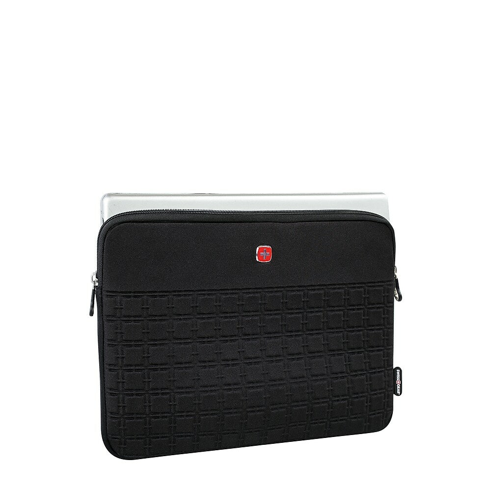 Swissgear SWC0137 13.3" Laptop Embossed Neoprene Sleeve, Black