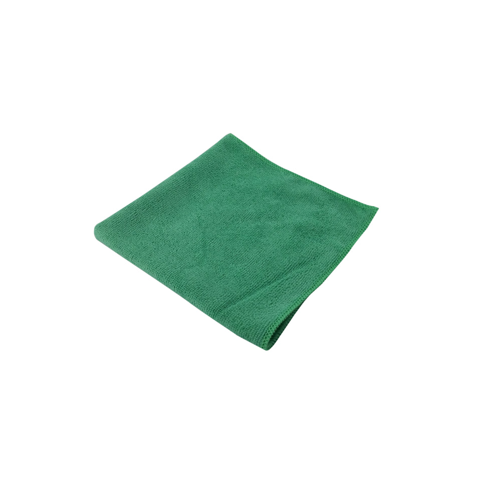 Microfibre, 16 x 16, vert, paquet de 10