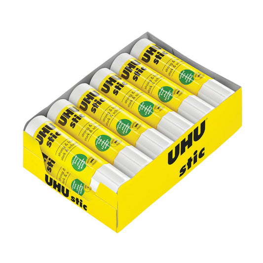 Bâtons de colle UHU - 21 g - Paquet de 12
