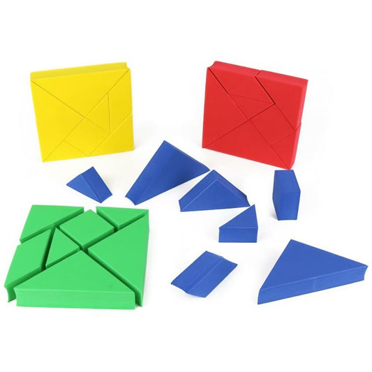 SI Manufacturing 3D Tangrams - 4 Pack