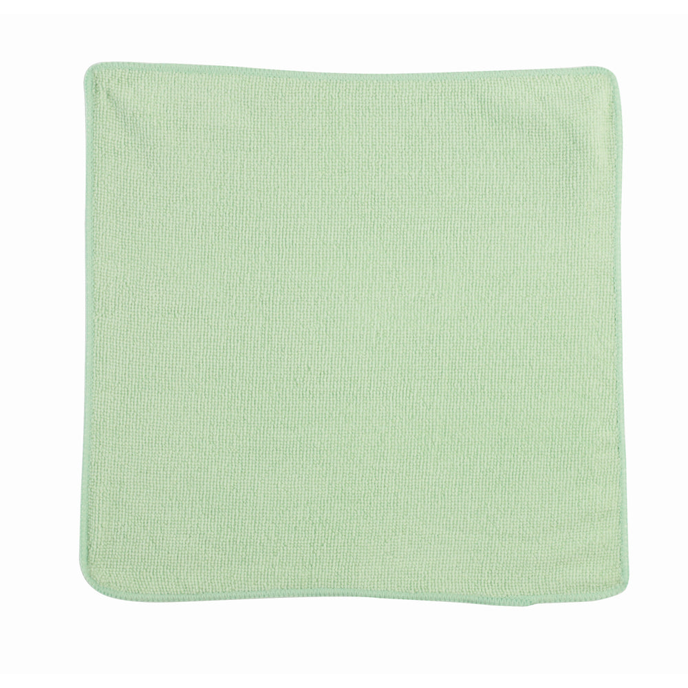 Rubbermaid Microfiber Light Duty Cloth - 12" x 12" - Green