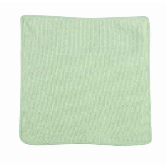 Rubbermaid Microfiber Light Duty Cloth - 12" x 12" - Green