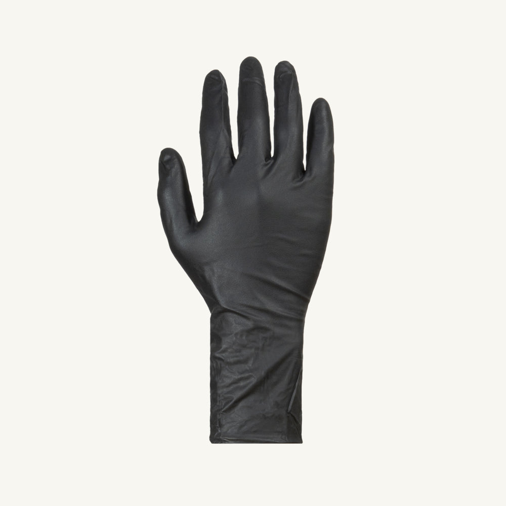 Gants multi-usages KeepKleen en nitrile sans poudre – Noir – Taille S – Paquet de 50