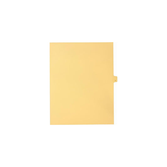 Sterling Alpha Singles Tabs, Letter L, Buff, Letter Size, 1/26th Cut, 25/pk