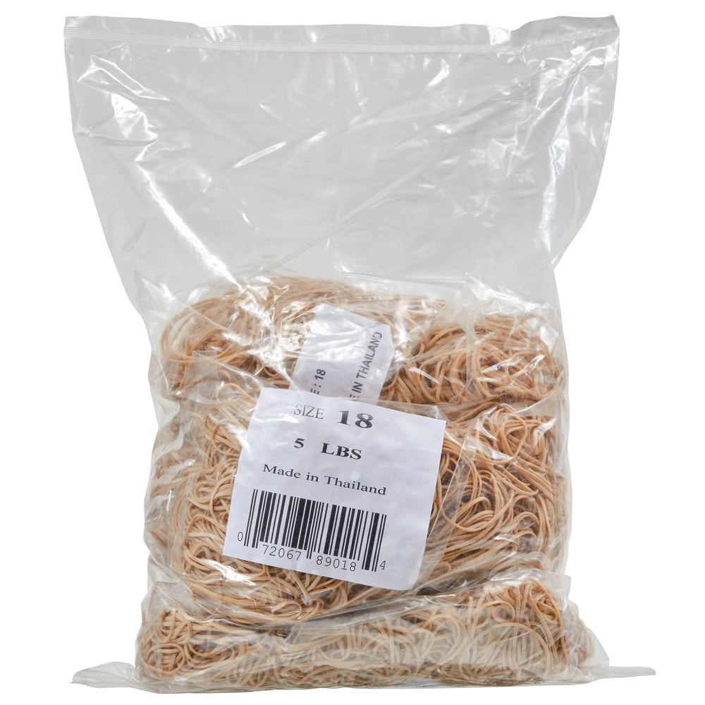 Dixon Rubber Bands - #18 - 1/16" x 3" - 5 lb. Bag