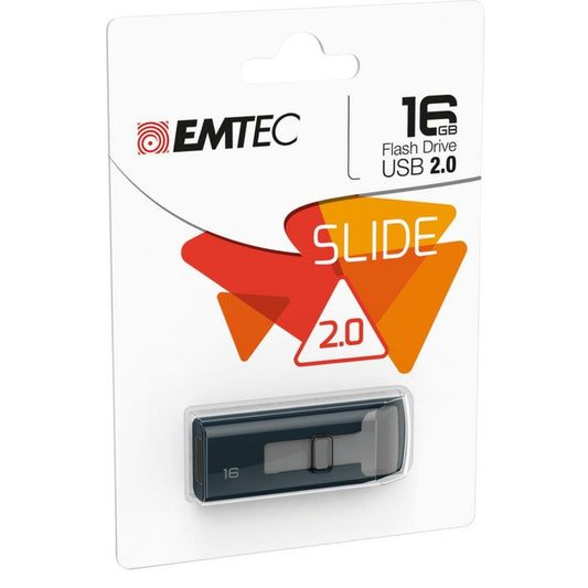 Clé USB 2.0 EMTEC C450 Slide 16 Go