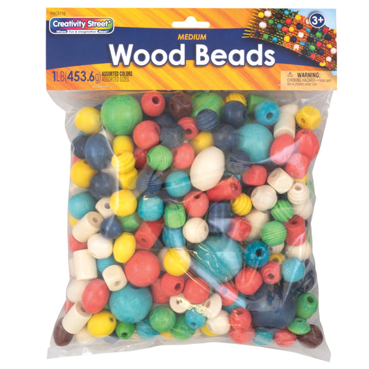 Creativity Street Wood Beads Classpack