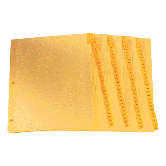 Oxford Preprinted 1-100 Tab Dividers - Letter Size