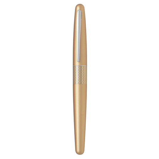 Stylo plume Pilot finition or mat – Plume moyenne en acier inoxydable – Noir
