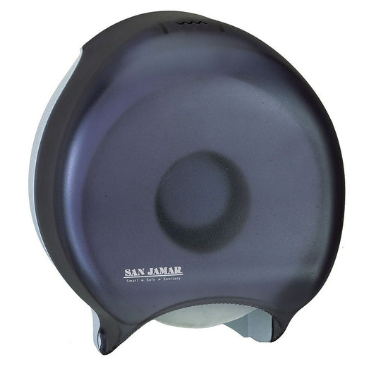 San Jamar Jumbo Roll Bath Tissue Dispenser - Single Roll - Black