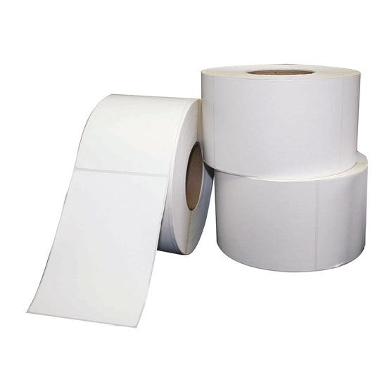 Edge Permanent Thermal Transfer Labels - 4" x 6" - White - 1000/Roll