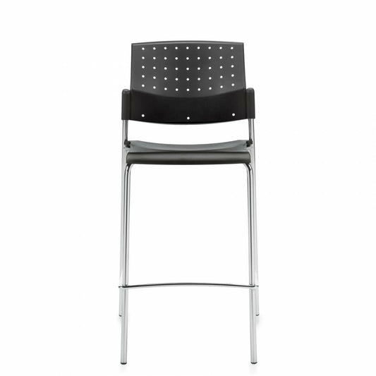 Tabouret de bar sans accoudoirs Global Sonic 42" - Noir