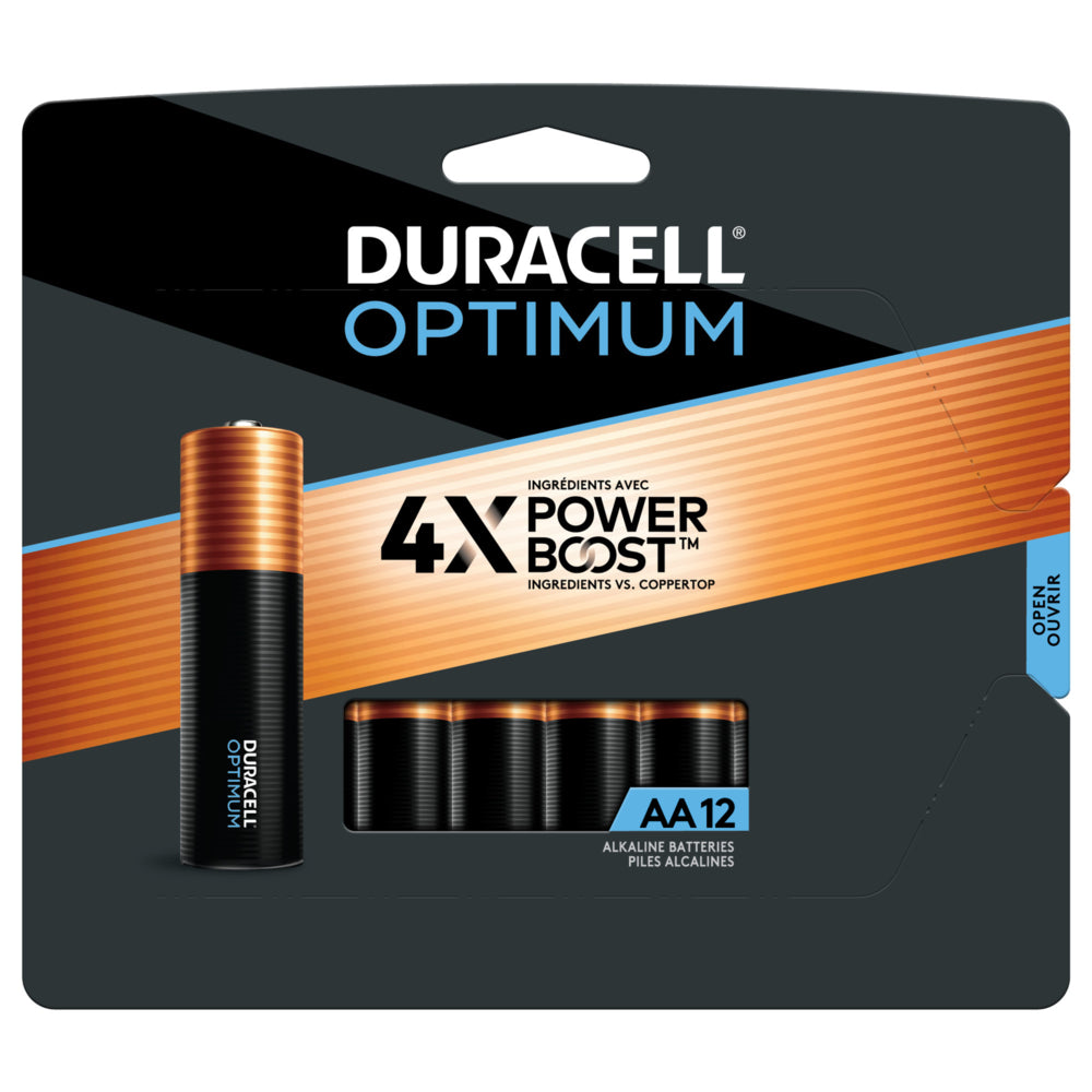 Duracell Optimum AA Batteries - 12 Pack
