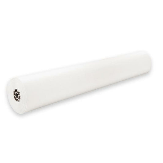 Papier kraft couleur arc-en-ciel, finition double, blanc, 91,4 cm x 304,8 m, 1 rouleau