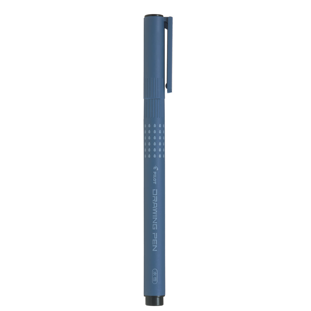 Stylo à dessin Pilot - 1,2 mm - Encre pigmentée noire/Corps bleu