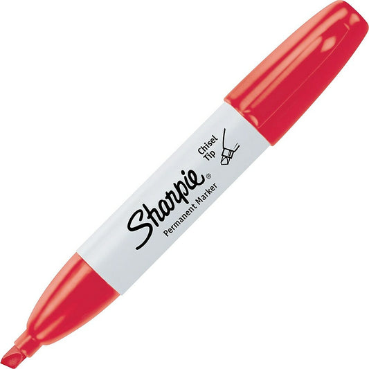 Marqueurs permanents Sharpie Chisel - Rouge