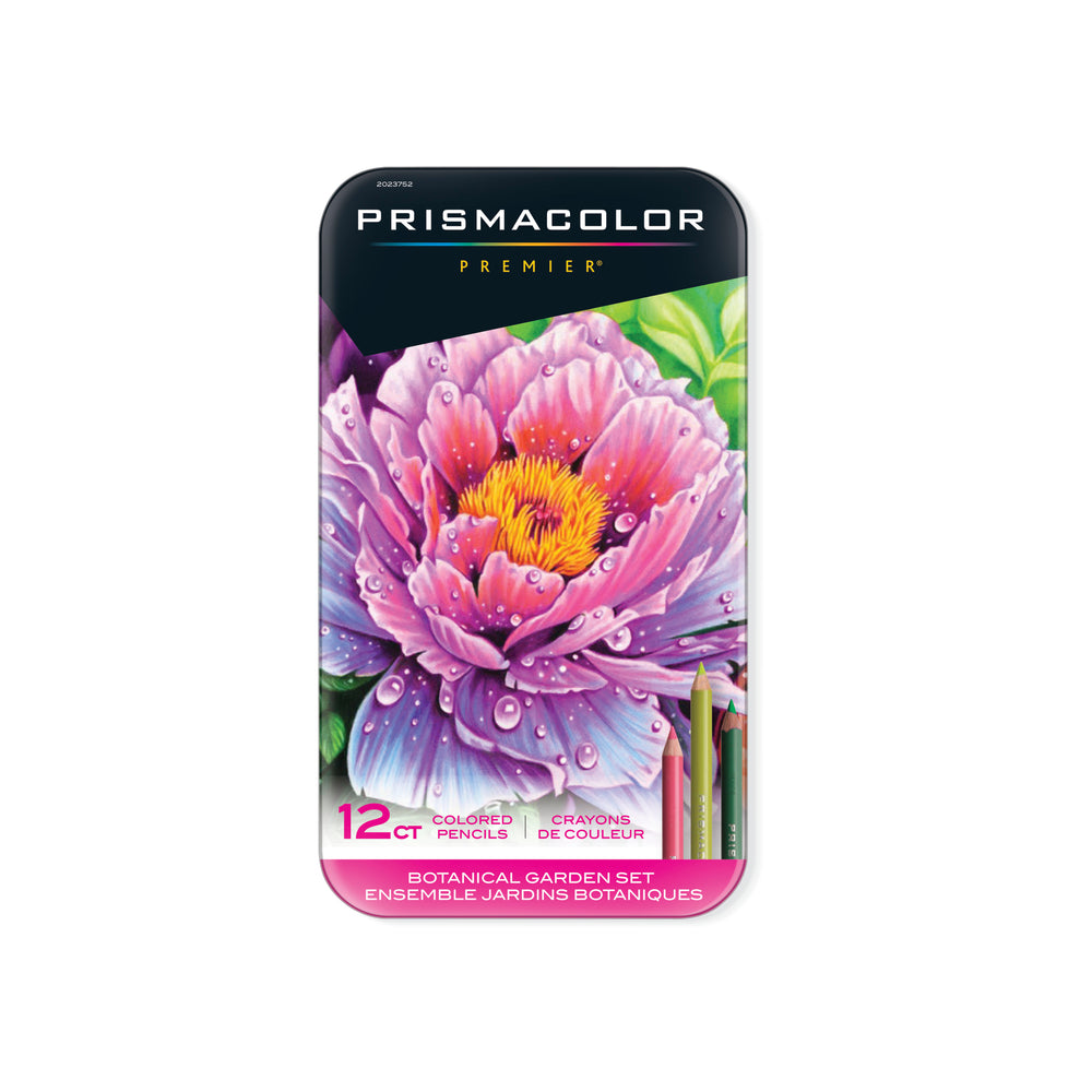 Prismacolor Premier Soft Core coloured Pencils - Botanical Garden Set - 12 Pack