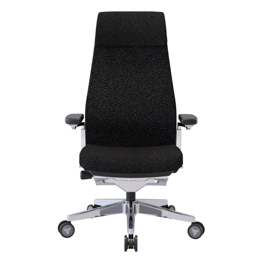 Nightingale NLC High Back Executive Chair With Flip Up Arm - Black