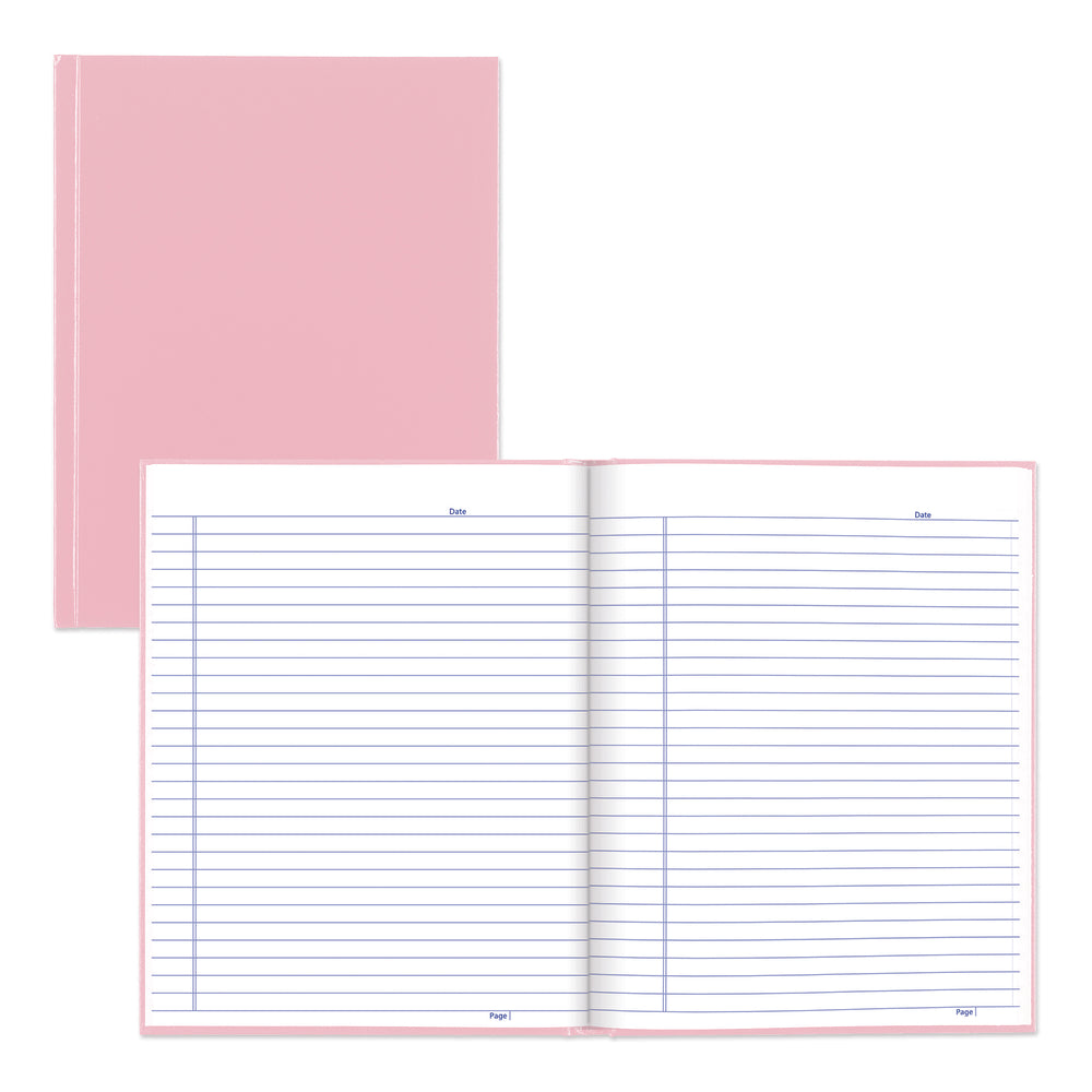 Carnet de notes à couverture rigide Blueline Pastel - 9-1/4" x 7-1/4" - 144 pages - Rose