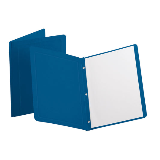 Couvertures de rapports Staples Paper DUO-TANG – Bleu foncé – Paquet de 10