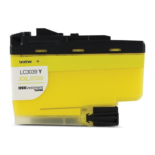 Brother Yellow Inkvestment Ink Cartridge, Ultra High Yield (LC3039YS)
