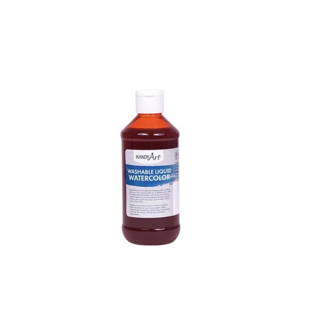 Handy Art Washable Liquid Watercolour, Orange, 236ml.