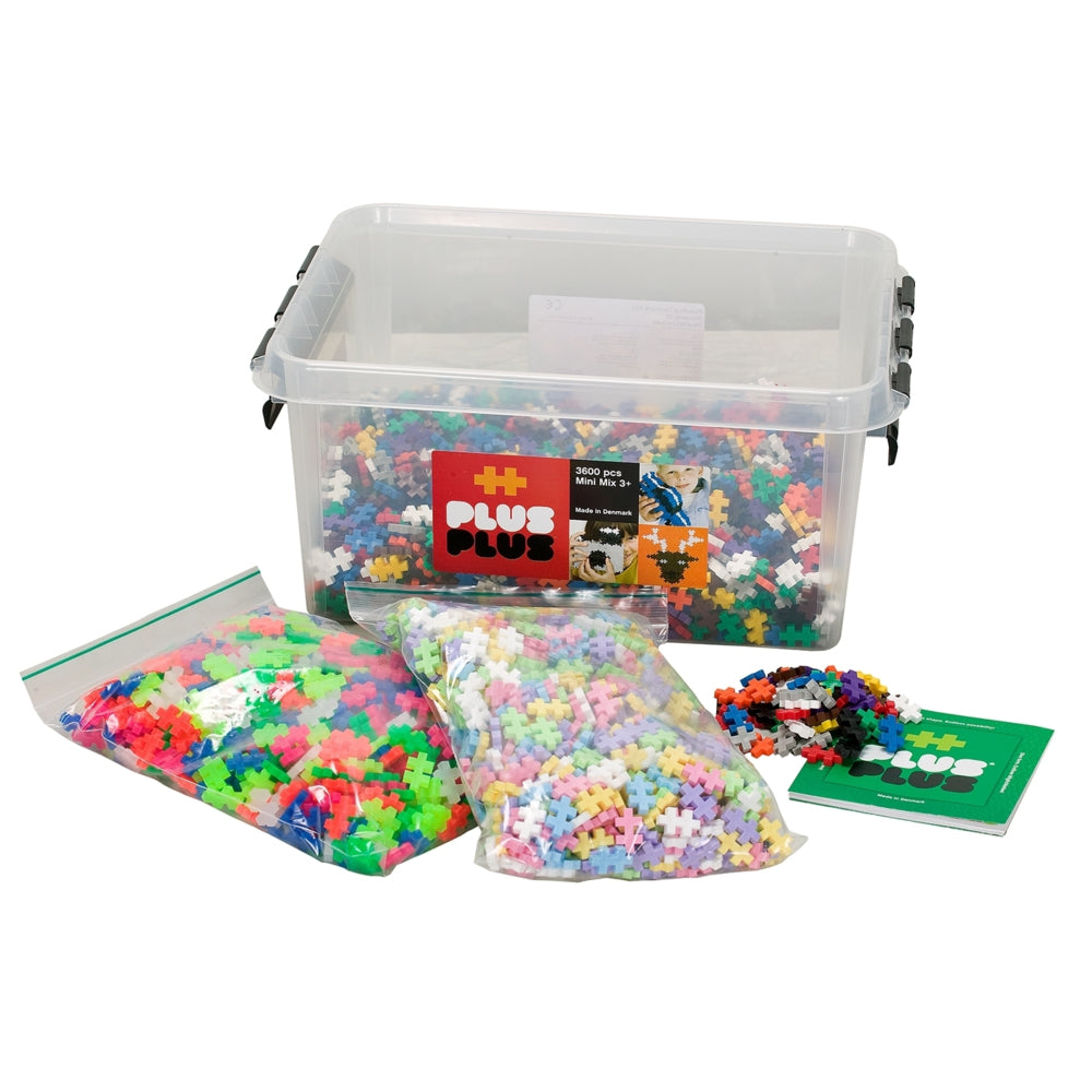 Plus Plus Mini Educational Mix - 3600 pièces