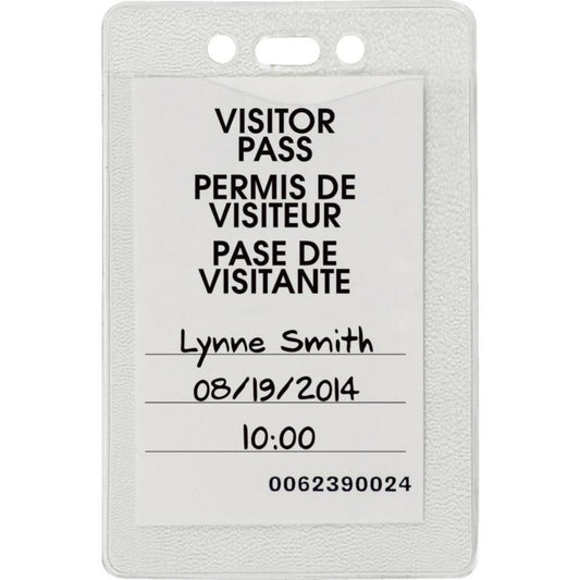 Merangue Vertical Badge Holders, Pack of 25